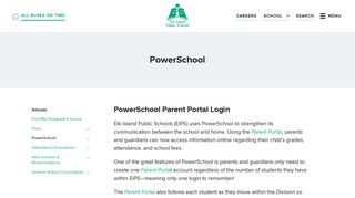 PowerSchool  Elk Island Public Schools  EIPS