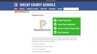 
                            1. PowerSchool for Parents - Shelby County Schools - Shelby County Schools Parent Portal