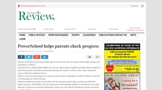 
                            7. PowerSchool helps parents check progress | Lake Orion Review - Powerschool Portal Lake Orion
