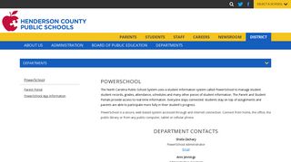 
                            9. PowerSchool – Henderson County Public Schools - Hcps Powerschool Teacher Portal