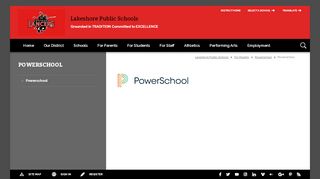 
                            4. Powerschool - Lakeshore Public Schools - Lakeshore Parent Portal