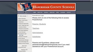 PowerSchool Login  Welcome to the Habersham County ...