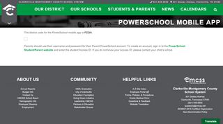 
PowerSchool Mobile App - CMCSS | Clarksville-Montgomery ...
