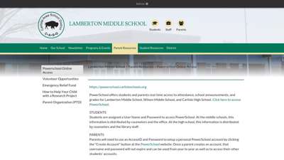 
                            9. Powerschool Online Access - Lamberton Middle School