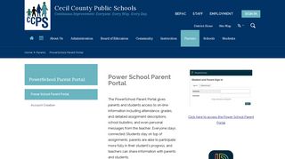 
                            7. PowerSchool Parent Portal - Cecil County Public Schools - Powerschool Portal Cesjds