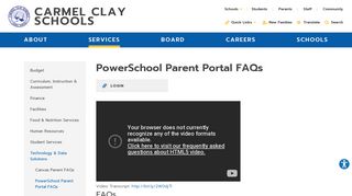 
PowerSchool Parent Portal FAQs - Carmel Clay Schools

