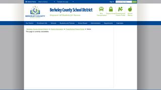 PowerSchool Parent Portal / Home - Berkeley County School District - Berkeley County School District Parent Portal