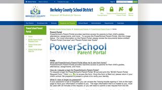 
                            5. PowerSchool Parent Portal / Home - Berkeley County School District - Powerschool Login Bssd