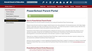 PowerSchool Parent Portal - Newark Board of Education - NPS - K12 Northstar Powerschool Portal