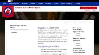 
Powerschool Parent Portal / Overview - Harnett County Schools  
