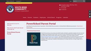 
                            1. PowerSchool Parent Portal - South Bend Community School ... - Powerschool Student Portal South Bend