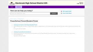 
                            6. PowerSchool Parent/Student Portal : Glenbrook High School ... - Glenbrook South Powerschool Parent Portal