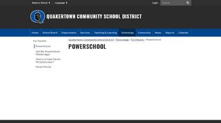 
                            8. PowerSchool - Quakertown Community School District