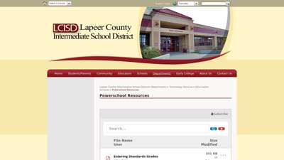 Powerschool Resources - Lapeer County Intermediate School ...
