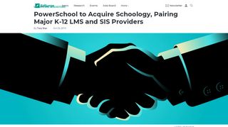 
PowerSchool to Acquire Schoology, Pairing Major K-12 LMS ...  
