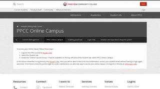 
                            3. PPCC Online Campus | PPCC - Pikes Peak Community College - Ppcc Edu Portal