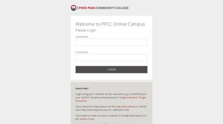 
                            6. PPCCONLINE Login - Pikes Peak Community College Student Portal
