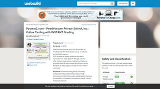 
                            8. Ppstest2.com - Customer Reviews - Webwiki - Pps Test2 Portal