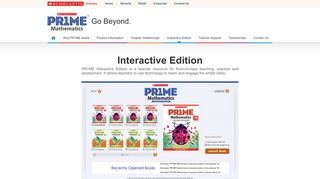 
PR1ME Mathematics - Interactive Edition | Scholastic  
