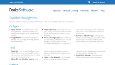 Practice Management  Drake Software – Professional Tax ...