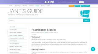 
                            2. Practitioner Sign In | Jane App - Practice Management ... - Jane App Admin Login