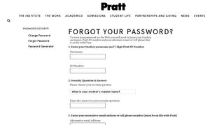
                            8. Pratt Institute | OneKey - Pratt Email Portal