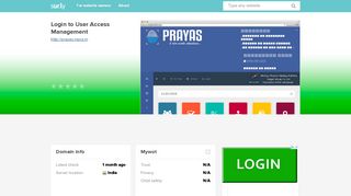 
                            8. prayas.mpcz.in - Login to User Access Managemen... - Prayas ... - Prayas Portal