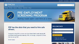 
                            1. Pre-Employment Screening Program - Www Psp Fmcsa Dot Gov Psp Mc Portal Aspx