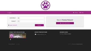 
                            3. Precise Petcare - Precise Petcare Portal