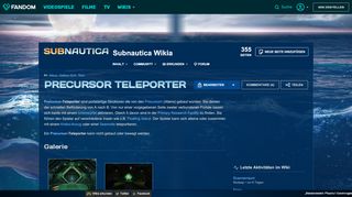 
                            2. Precursor Teleporter | Subnautica Wikia | FANDOM powered by Wikia - Subnautica Portal