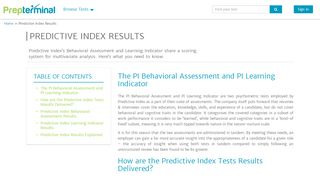 
                            9. Predictive Index Results - Prepterminal - Predictive Index Sign In