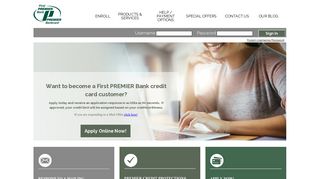 Premier Bank Card Online - Home