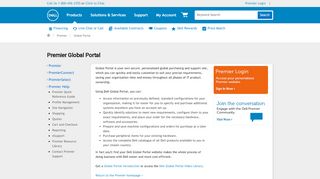 Premier Global Portal | Dell - Dell Premier Page Portal