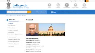 
                            7. President | National Portal of India - President Grievance Portal