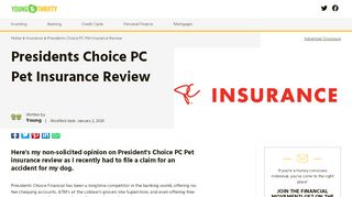Presidents Choice PC Pet Insurance Review - Young and Thrifty - Pc Financial Pet Insurance Portal