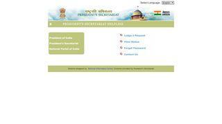 
                            1. President's Secretariat Helpline - President Grievance Portal