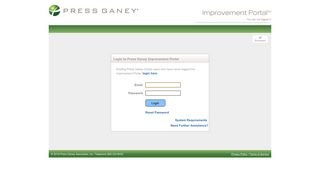 Press Ganey Improvement Portal Login
