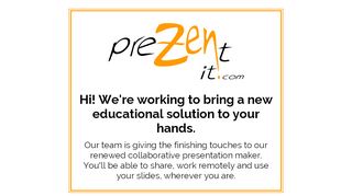 
                            1. PreZentit, the collaborative presentation maker - Prezentit Sign Up