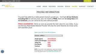 
                            1. Price Guarantee - ProAgentWebsites.com - Proagent Website Portal