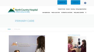 
                            4. Primary Care - North Country Hospital - North Country Hospital Patient Portal