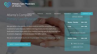 
                            2. Primary Care Physicians of Atlanta - testing, screening, exams, and ... - Primary Care Physicians Of Atlanta Patient Portal