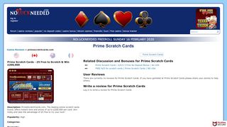 
                            10. Prime Scratch Cards Bonus Codes and Review by ... - Primescratchcards Portal