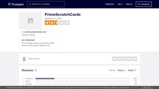
                            13. PrimeScratchCards Reviews | Read Customer Service ... - Primescratchcards Portal
