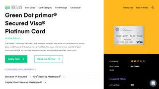 
                            7. primor® Secured Visa Classic Card - Credit Card Insider - Primor Card Login