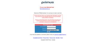 
                            2. Primus Canada Web Mail - Login to Primus Webmail - Primus Webmail Portal Uk