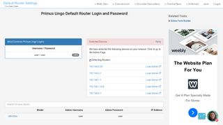 
                            7. Primus Lingo Default Router Login and Password - Clean CSS - Primus Router Portal