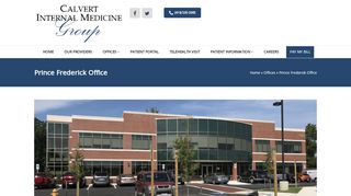 
                            5. Prince Frederick Office - Calvert Internal Medicine Group - Calvert Internal Medicine Portal