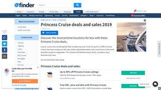 
                            7. Princess Cruise Deals for January 2020 | Finder - Princess Cruises Captain's Circle Portal