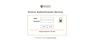 
                            7. Princeton University Authentication Service - Myuhs Portal