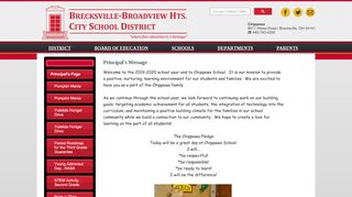 
                            3. Principal's Page - Brecksville Broadview Heights City School District - Chippewa Brecksville Portal Page